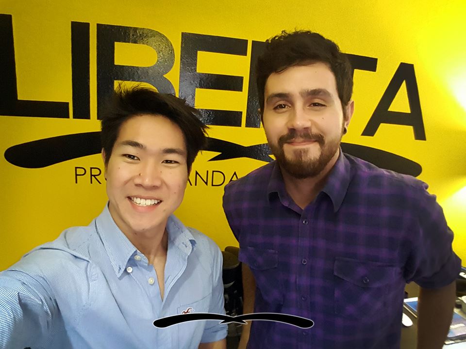Azuma (esquerda) e Junior. Nova sociedade impulsionará negócios na Liberta.